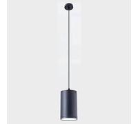 Lámpara Colgante de Aluminio de Tubo Largo Mini, Foco nórdico para Bar o Restaurante, lámpara cilíndrica de astigmatismo, iluminación de Techo Europea en Negro Mate para Barra de salón.
