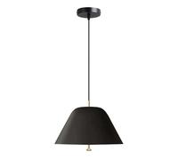 Lámpara colgante de arte hierro negro con fuente luz E26, lámpara estilo industrial moderno, araña montaje empotrado un solo cabezal, iluminación for decoración sala estar y balcón isla cocina