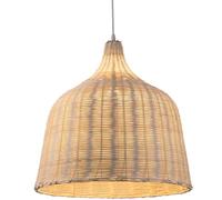 Lámpara Colgante de bambú, lámpara de ratán Bohemia, lámpara de Tiras de bambú Tejida a Mano, Ideal para cocinas, Salones de té, Salas de Estar, dormitorios, comedores y hoteles.