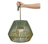 Lámpara colgante de batería Conta 30 (9 W, Verde, Ø x Al: 40 x 30 cm, Blanco cálido)