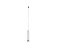 Lámpara colgante de batería GLOBO PELO, color blanco, regulable y cabezal desmontable, Ø 3,8 cm