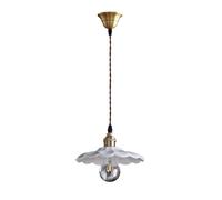Lámpara Colgante de cerámica nórdica con Flores Blancas, lámpara Colgante de latón para Techo, lámparas Colgantes Modernas, iluminación de Isla para Sala de Estar, Dormitorio, Cocina, cafetería y b