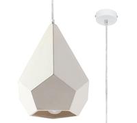 Sollux Lampada a sospensione in ceramica bianca E27 Lámpara Colgante de Cerámica Blanca E27
