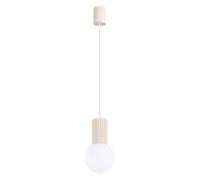 Sollux Lighting Halo lámpara colgante 1x8 W blanco-beige SL.1719