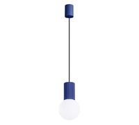 Lámpara colgante de colores Halo 1 Ultramar