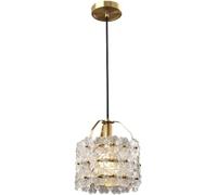 Lámpara Colgante de Cristal con Forma de Flor de Estilo Francés, de Lujo Y Diseño Creativo, Totalmente Dere, para Decoración de Interiores. Lámpara de Techo Colgante Tipo Araña para Dormitorio, Mesita