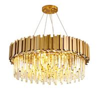 Lámpara Colgante de Cristal Contemporánea, Lámpara de Techo Led Rede Cristal para Comedor Y Sala de Estar, Lámpara de Araña de Cristal Moderna de Lujo con Forma de Gota de Lluvia, Rectangular, 80 X 35