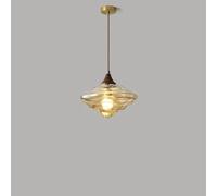 Lámpara Colgante de Cristal de un Solo Cabezal, Creativa, Moderna, de Lujo, para Dormitorio, balcón, Sala de Estar, Pasillo, vestíbulo, Cocina, Isla, cafetería, Tienda de postres, floristería, AC