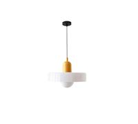 Lámpara colgante de cristal esmerilado blanco para decoración del hogar, isla de cocina, fregadero, moderna de mediados de siglo con bombilla de color leche cálida, lámpara de araña nórdica bohemia co