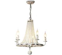 Lámpara colgante de cristal estilo granja vintage, iluminación bohemia rústica compatible con lámparas techo industriales for entrada,Lujo