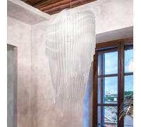 Lámpara colgante de diseño Slamp Avia S en blanco