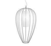 Lámpara Colgante de Exterior Cell, Ø55, Blanco Brillante