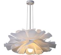 Lámpara colgante de flor blanca moderna, lámpara colgante de acrílico nórdico, lámpara de techo para niñas, niños, sala de estar, dormitorio, vestíbulo del Hotel, restaurante, tienda de ropa, lámpara