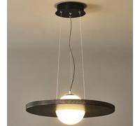 Lámpara colgante de hierro calado negro para dormitorio, Creative Planet, lámpara colgante de mesita de noche de varios tamaños, moderna lámpara de araña G9 de un solo cabezal,adecuada para comedores