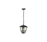 Lámpara colgante de jardín Imma Black C E27 cadena EDO777383