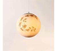 Lámpara Colgante de Luna de 20 cm, lámpara de Techo con diseño de Planeta Tierra, iluminación nórdica Creativa para Dormitorio, Cocina, Oficina, Bar, cafetería, con suspensión de Sol, Venus, Júpi