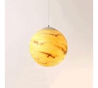 Lámpara Colgante de Luna de 20 cm, lámpara de Techo con diseño de Planeta Tierra, iluminación nórdica Creativa para Dormitorio, Cocina, Oficina, Bar, cafetería, con suspensión de Sol, Venus, Júpi