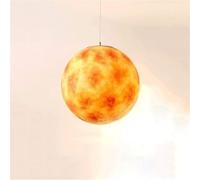 Lámpara Colgante de Luna de 20 cm, lámpara de Techo con diseño de Planeta Tierra, iluminación nórdica Creativa para Dormitorio, Cocina, Oficina, Bar, cafetería, con suspensión de Sol, Venus, Júpi