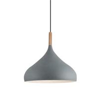 Lámpara colgante de madera y metal colorida y creativa, luminaria colgante moderna nórdica, lámpara colgante rústica individual estilo granja, lámpara colgante retro sencilla para isla de cocina o mes