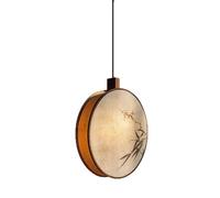Lámpara Colgante de Maderaiza, Lámpara Colgante Rede Tela, Luminaria de Techo Led con Casquillo E26 E27 para Comedor, Isla de Cocina, Dormitorio, Sala de Estar, Recibidor, Pasillo, Antesala de Estudio