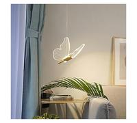 Lámpara Colgante De Mariposa LED Creativa, Lámpara De Techo, Lámpara Colgante LED Moderna, Lámpara Colgante De Acrílico De Lujo, Lámpara De Araña De Mariposa, Accesorios De Iluminación(Gold,Single)