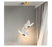 Lámpara Colgante De Mariposa LED Creativa, Lámpara De Techo, Lámpara Colgante LED Moderna, Lámpara Colgante De Acrílico De Lujo, Lámpara De Araña De Mariposa, Accesorios De Iluminación(D,Double)