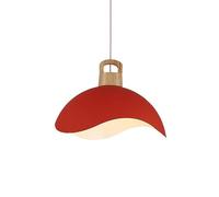 Lámpara Colgante de Metal Creativa con Forma de pétalo, con Rosca E27, de un Solo Cabezal, Ideal para Techo, Ideal para Decorar Salas de Estar, dormitorios y pasillos.