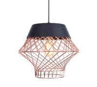 Lámpara Colgante de Metal de Estilo Industrial Creativo con Personalidad Amen, Base E27, lámpara Colgante de un Solo Cabezal, iluminación Decorativa para Sala de Estar, Comedor y c