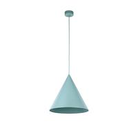 Lámpara Colgante De Metal E27 Ø 32 Cm H: Max. 165 Cm Verde Menta Retro