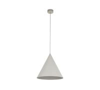 Lámpara Colgante De Metal E27 Beige Ø 32 Cm H: Max. 165 Cm Ajustable