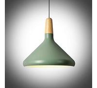 Lámpara colgante de metal Iluminación colgante de madera E27 Moderno aluminio LED Chaner Iluminación de techo retro Luminaria para restaurante Dormitorio Sala de estar Comedor Decoración interior,