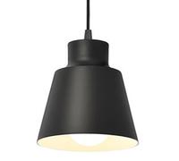 Lámpara Colgante de Minimalista nórdico, Base E27, lámpara Colgante de Metal con Personalidad Creativa, Ideal para cafeterías, restaurantes y Tiendas de té con Leche (Oscura).