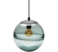 Lámpara Colgante de nórdico con Base E27 y Pantalla esfé de Cristal, Retro Creativo, para salón de té, Restaurante, Cocina, Isla, Sala de Estar, Comedor, Dormitorio.