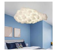 Lámpara colgante de nube flotante blanca moderna Compatible with ., sala de estar, tienda de telas, restaurante, decoración de iluminación interior, Base E27,Lustre