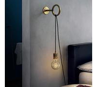 Lámpara colgante de pared moderna para decoración del hogar, aplique de pared de mediados de siglo, estilo vintage industrial, estilo granja, para dormitorio, sala de estar, bar, restaurante, mesita d