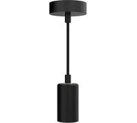 Lámpara colgante de Segula Alix Wave 1m Negro 4260512911331