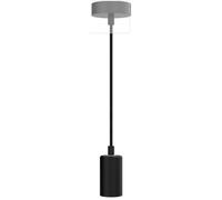 Lámpara colgante de Segula Alix Wave 4m Negro 4260512911362