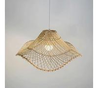 Lámpara Colgante De Techo De Estilo Del Sudeste Asiático, Lámpara Colgante De Ratán Para Comedor, Candelabros De Ratán Tejidos A Mano Con Suspensión Ajustable, Luces De Techo Colgantes Para El Hogar.