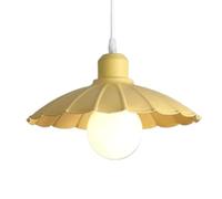 Lámpara Colgante de Techo empotrada de Estilo Industrial Moderno con Arte de Hierro, Base E27, lámpara Colgante de un Solo Cabezal, Ideal para decoración de restaurantes, Bares y d
