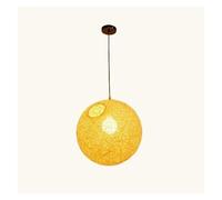 Lámpara colgante de techo nórdica de ratán sintético, araña hecha a mano para sala de estar, loft, lámparas colgantes para decoración del hogar, accesorios brillantes, adecuados para restaurantes.