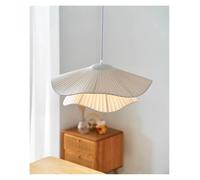 Lámpara Colgante de Techo nórdica de Tela para Sala de Estar, lámpara de araña, decoración del hogar, Dormitorio, luz para Mesa de Comedor, iluminación Interior, Accesorios Brillantes (60 cm