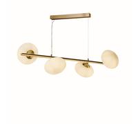 Lámpara Colgante De Techo Para Mesa: 76 Cm H: Máx. 1,2 M Ajustable En Latón