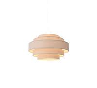 Lámpara colgante de tela creativa nórdica, 19,7 pulgadas, sala de té japonesa, dormitorio, comedor, restaurante, hotel, lámpara colgante, sala de estar, vestíbulo del hotel, candelabros grandes y simp