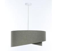 Lámpara Colgante De Tela Verde E27 Redonda Ø 45cm Ajustable Boho Dormitorio