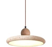 Lámpara colgante de travertino amarillo con forma de cúpula moderna y creativa, lámpara colgante de piedra natural nórdica, lámpara colgante de cocina sobre fregadero, lámpara de araña pequeña vintage