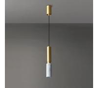 Lámpara colgante de tubo largo LED moderna Focos de simplicidad de mármol Tira de luz de techo colgante Lámpara colgante Isla de cocina Iluminación colgante para comedor Barra de desayuno Keep it in