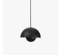 Lámpara Colgante De Una Luz E27 con Diseño Semicircular Y Altura Ajustable; Ideal para Iluminación De Islas De Cocina, Salas De Estar, Dormitorios Y Restaurantes. Dark