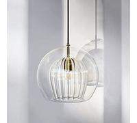 Lámpara Colgante De Vidrio Nórdico, Accesorio De Iluminación Para Isla De Cocina, Decoración Del Hogar, Lámpara Colgante De Techo Con Caída Doble, Pantalla De Metal Dorado, Mini Lámparas Colgantes Par