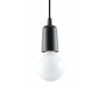 Sollux Lighting Diego lámpara colgante 1x60 W negro SL.0572