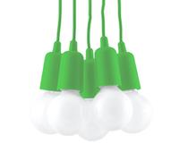 Lámpara colgante Diego 5 verde